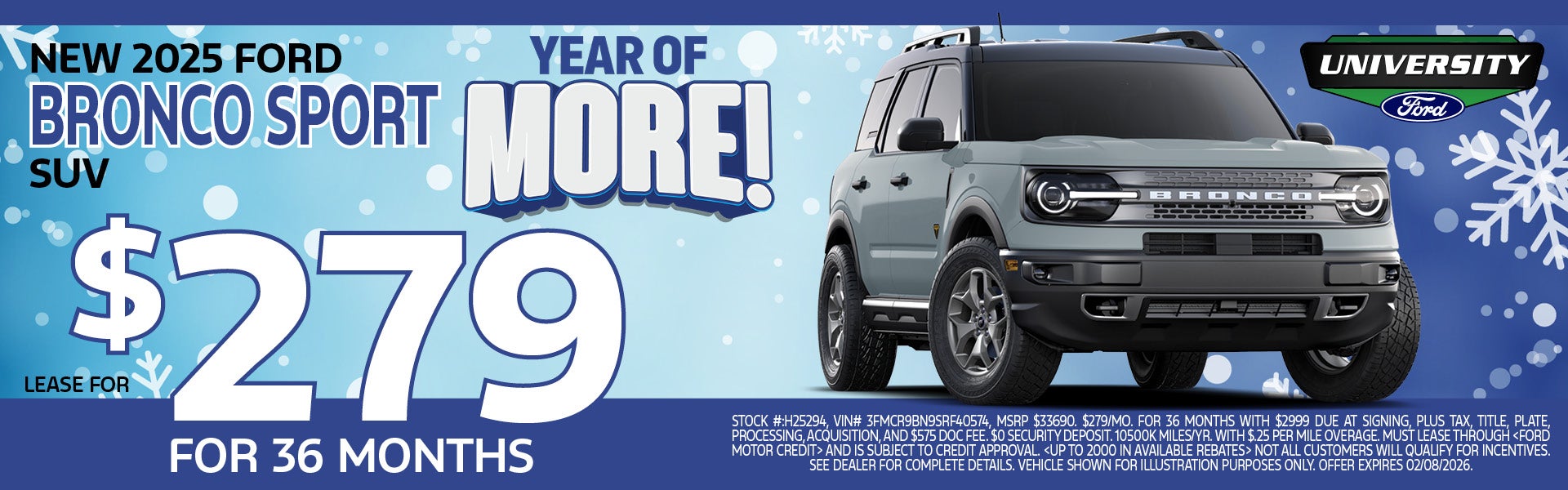 NEW 2025 FORD BRONCO SPORT