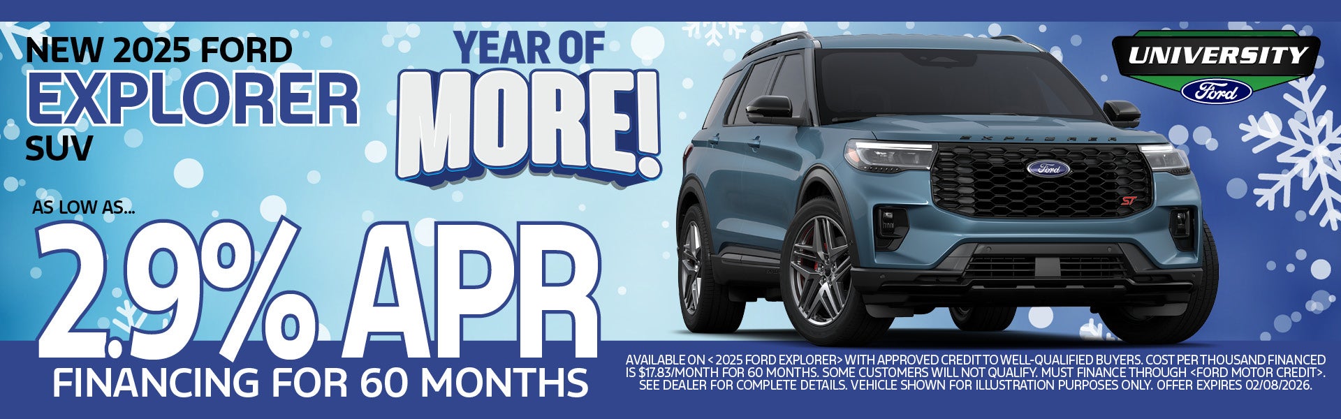 NEW 2025 FORD EXPLORER