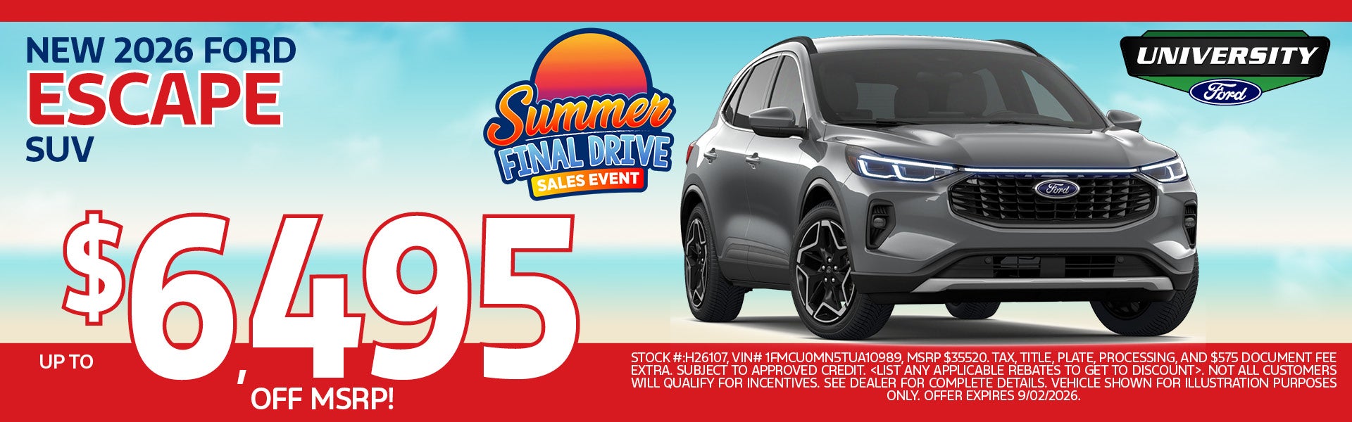 Summer Final Drive!